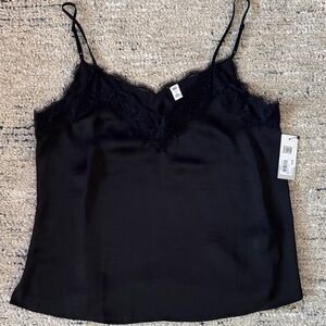 BP Black Camisole with Lace Detail size Medium